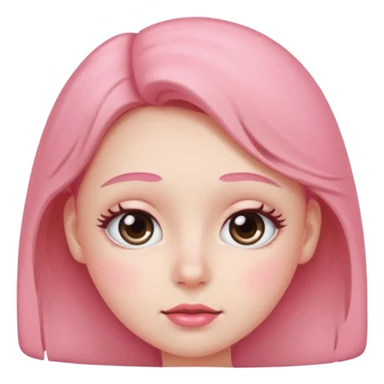 Blushing Sub – wide eyes, pink cheeks. sticker