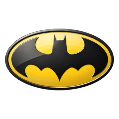 Batman logo sticker