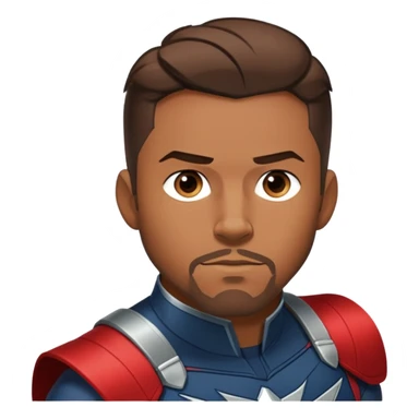 Sam Wilson with side-whiskers from avenger sticker