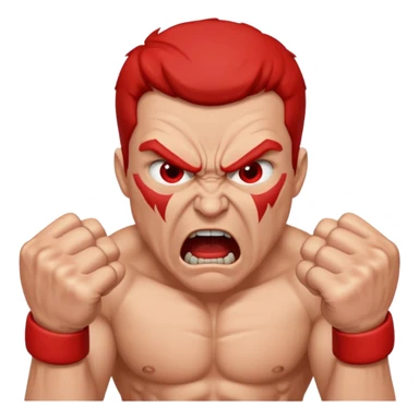 angry shouting man sticker