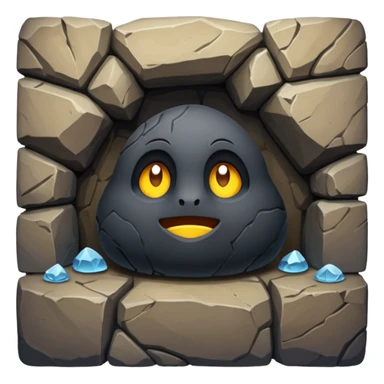 stone cave sticker