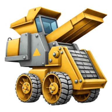 An Emoji of an AstecFT2650 Rock Crusher sticker