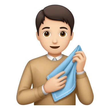 🫢 in this emoji replace the hand with hannky sticker