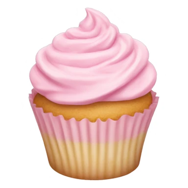 pastel pink cupcake sticker