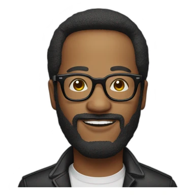 Marvin gaye with glasses sticker