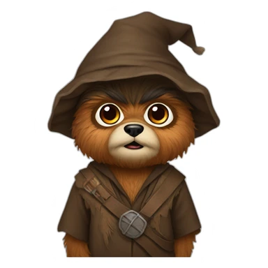 harry potter ewok sticker