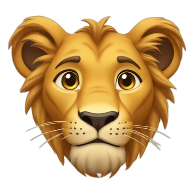 Simba from Lion King sticker