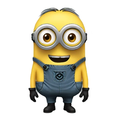 minion-black sticker