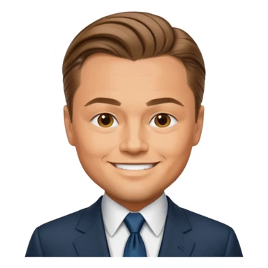 wall street woolf - di caprio sticker