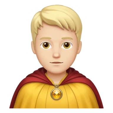 but with yellow cape, not red sticker