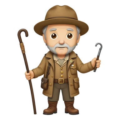 Charles Muntz villain explorer from Up sticker