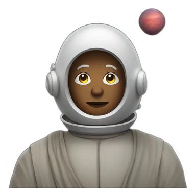 monk in space sticker