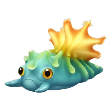 Sea slug sticker