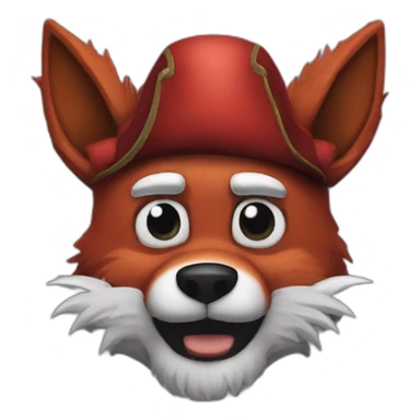Fnaf foxy pirate sticker