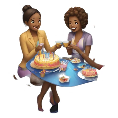  Birthday party on a plane sticker