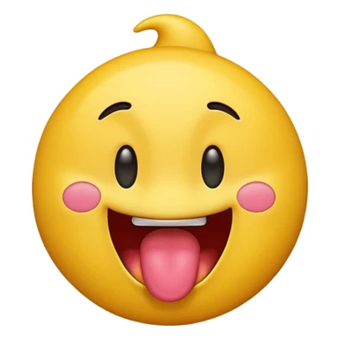 sticking tongue out and shaking head emoji  sticker