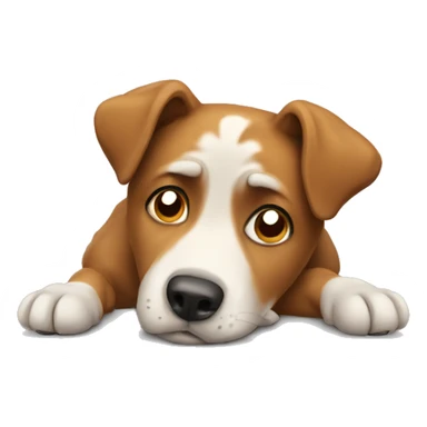 Dog bored kolli  sticker
