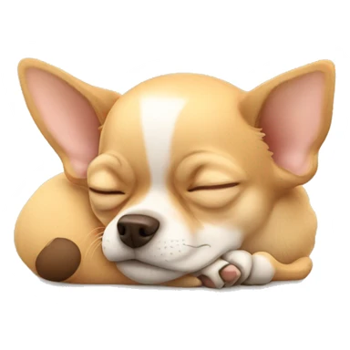 Chihuahua sleeping  sticker