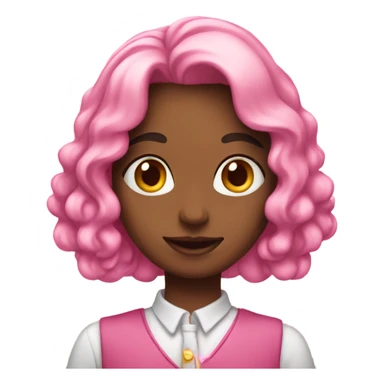 pink birthday came sticker