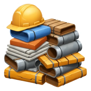 Construction materials sticker