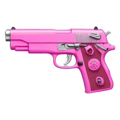 pink handgun sticker