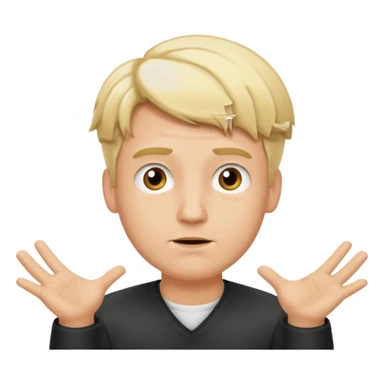 german guy shrug sticker