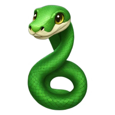 snake with a scarf Slytherin sticker