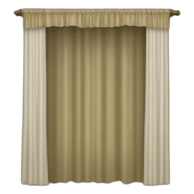 Part open curtain sticker