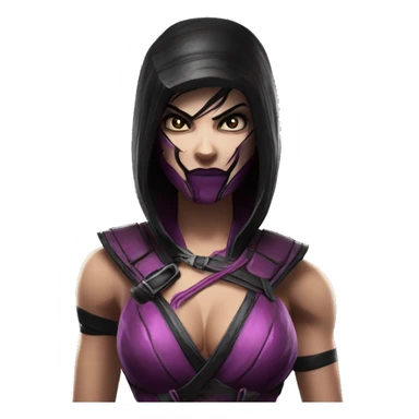 Scared Mileena Mortal Kombat X sticker