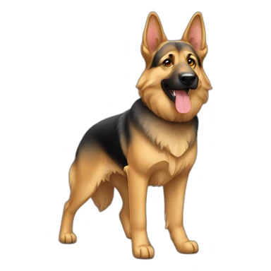 Berger allemand sticker