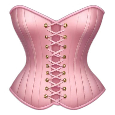 Pastel pink corset  sticker