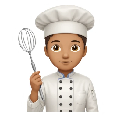 chef solo con uniforme sticker