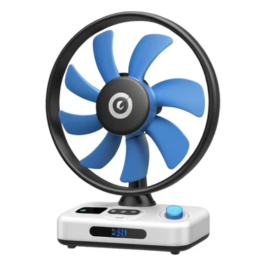 portable fan sticker