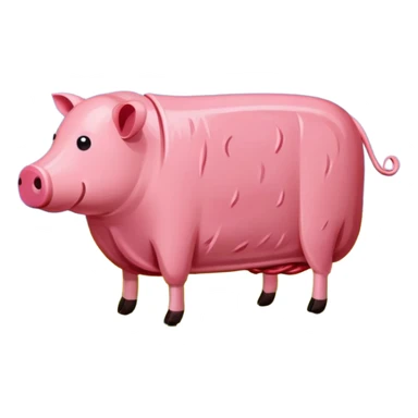 van gogh style pink SPAM  meat flowers landscape sticker