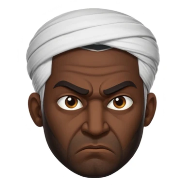 angry Iranian, in profile sticker