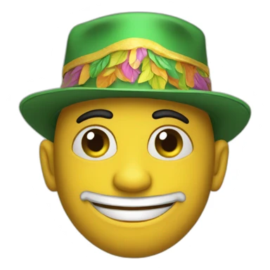 fun man carnaval sticker