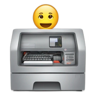 ordinateur dans une machine à laver sticker