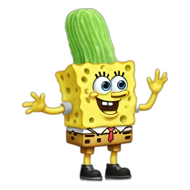 Sponge bob and start fishe Patrick sticker