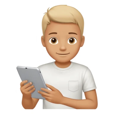 Boy sit like a boss, talk tap2 screen and share.. Tqvm sticker