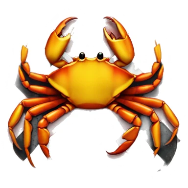 crab with Maryland flag sticker