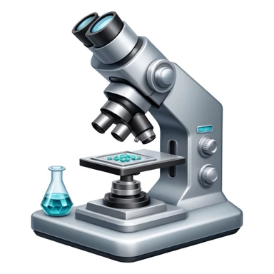 An icon featuring an electronic microscope, a metal alloy, and a crystal structure, symbolizing materials science. The design includes different materials like metals, ceramics, and polymers, alongside a stamp representing testing and quality control. Transparent background sticker