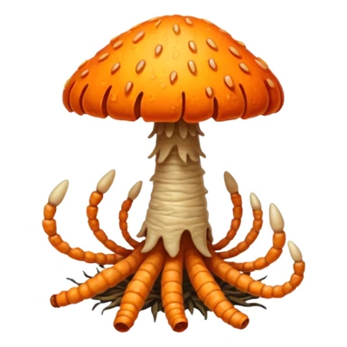 cordyceps mushroom sticker