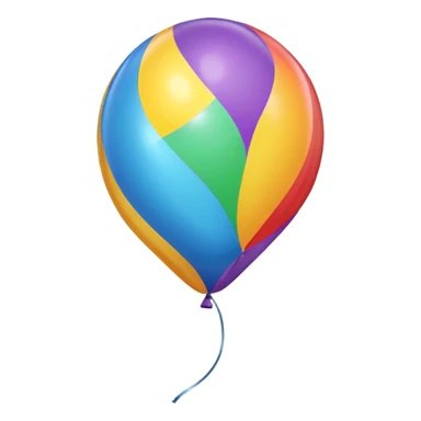 ballon string sticker