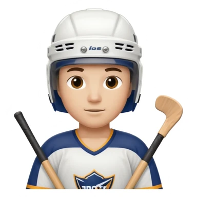 Hockey sur glace joueur  sticker