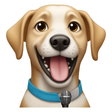 dog who sings sticker