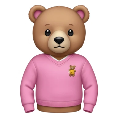 Polo ralph lauren bear in pink  sticker