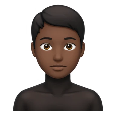 silueta negra persona sticker