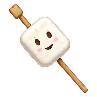 marshmallows on skewer sticker