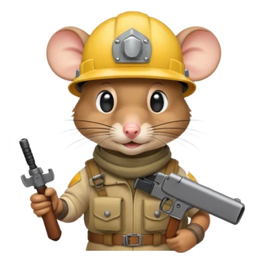 🐁🔫 belico sticker