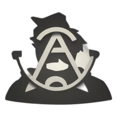 Symbole anarchisme sticker